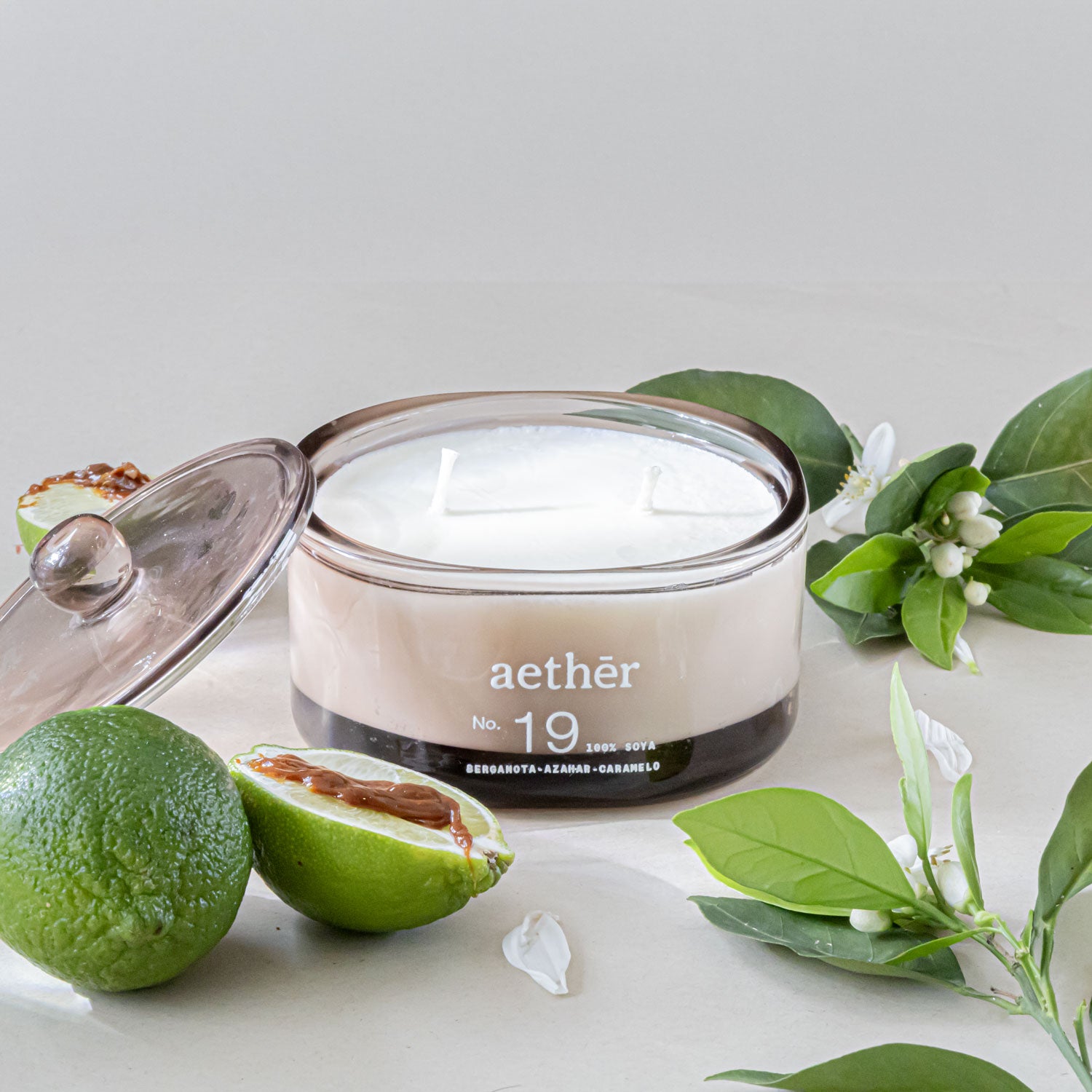 Vela No. 19 BERGAMOTA + AZAHAR + CARAMELO (370G)