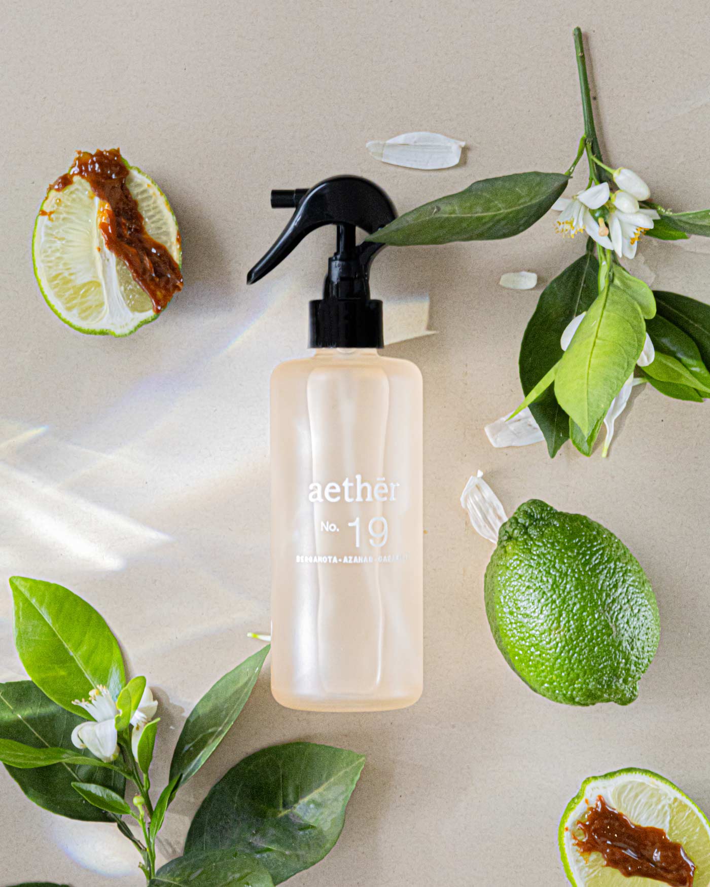 Room Spray No. 19 BERGAMOTA + AZAHAR + CARAMELO