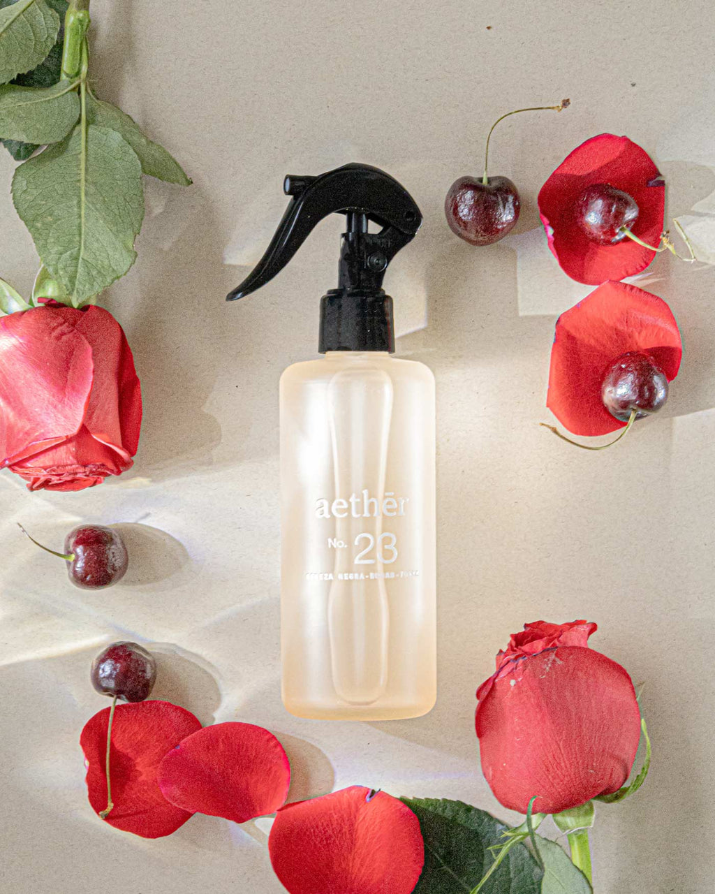 Room Spray No. 23  CEREZA NEGRA + ROSAS + TONKA