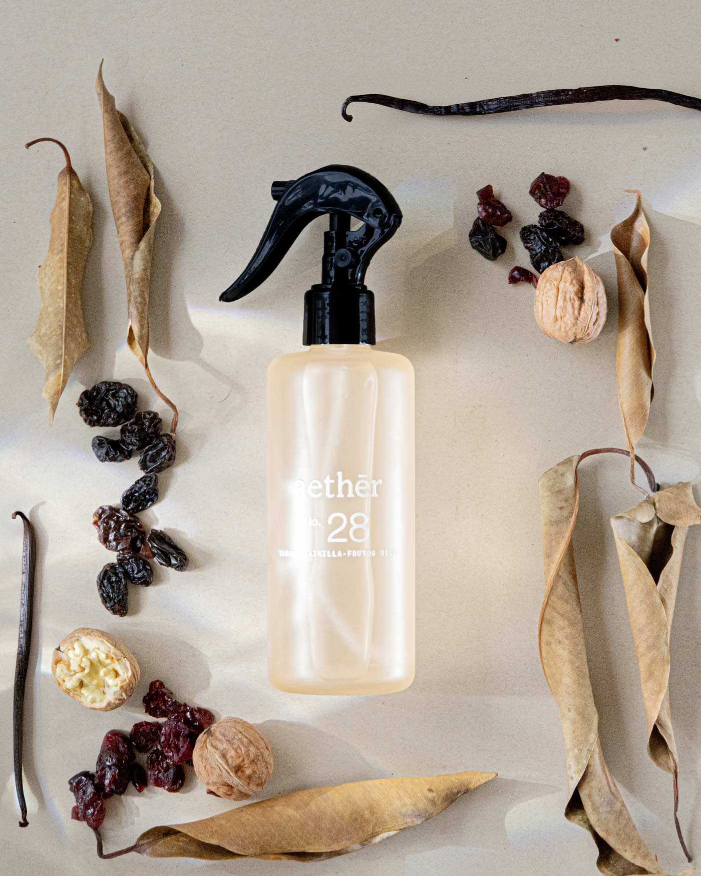 Room Spray No. 28  TABACO + VAINILLA + FRUTOS SECOS