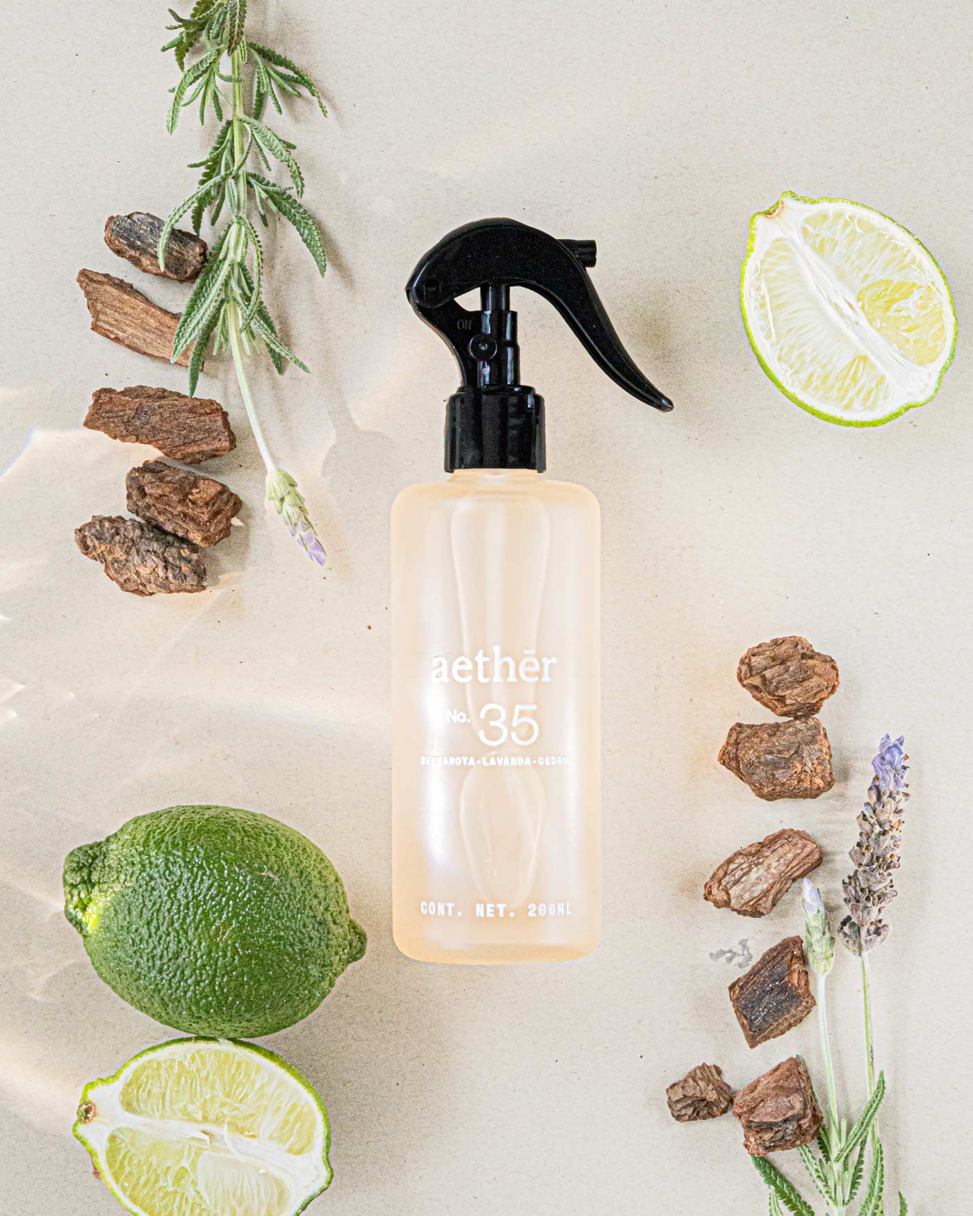 Room Spray No.35 BERGAMOTA + LAVANDA + CEDRO