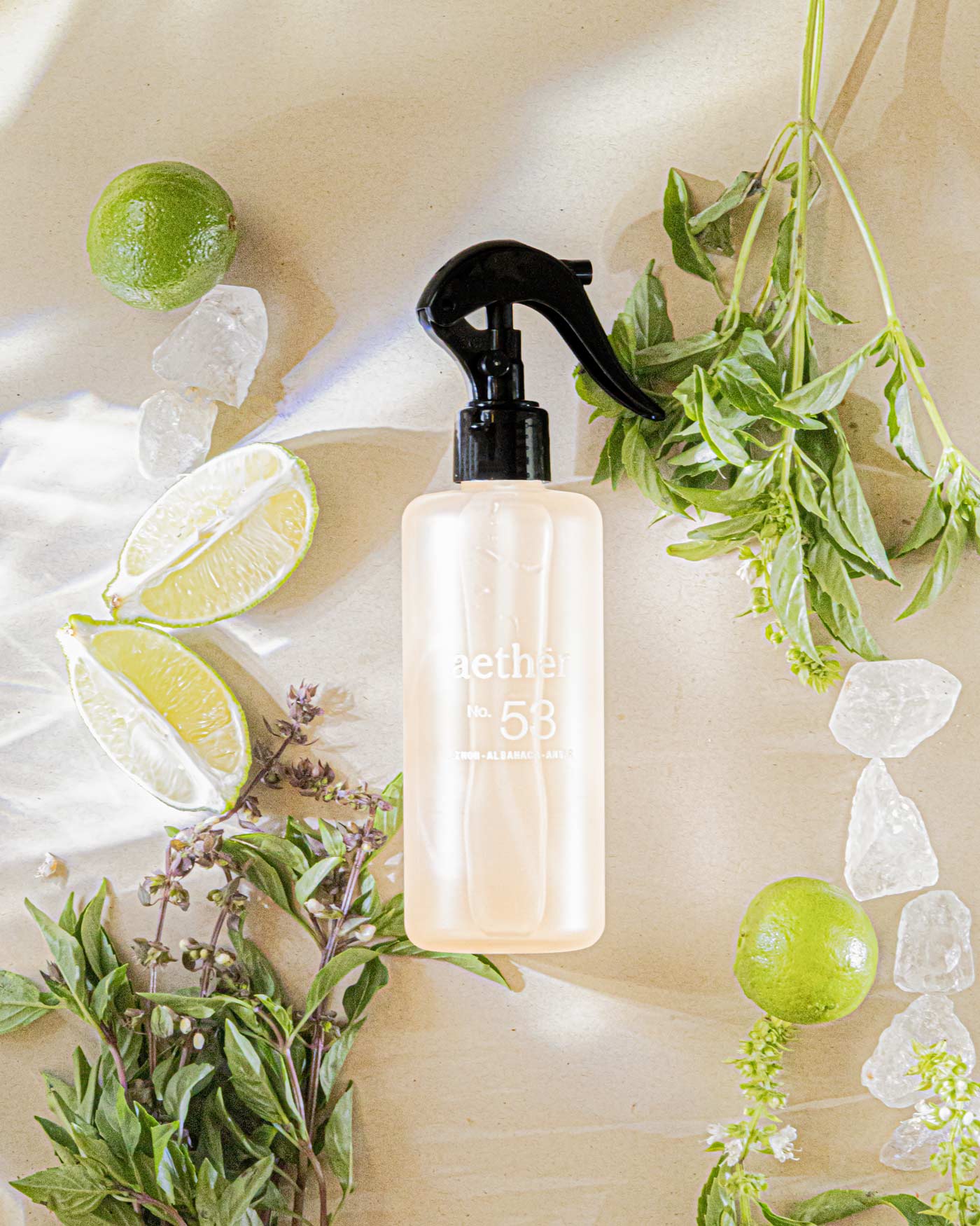 Room Spray No.53 LIMON + ALBAHACA + AMBAR