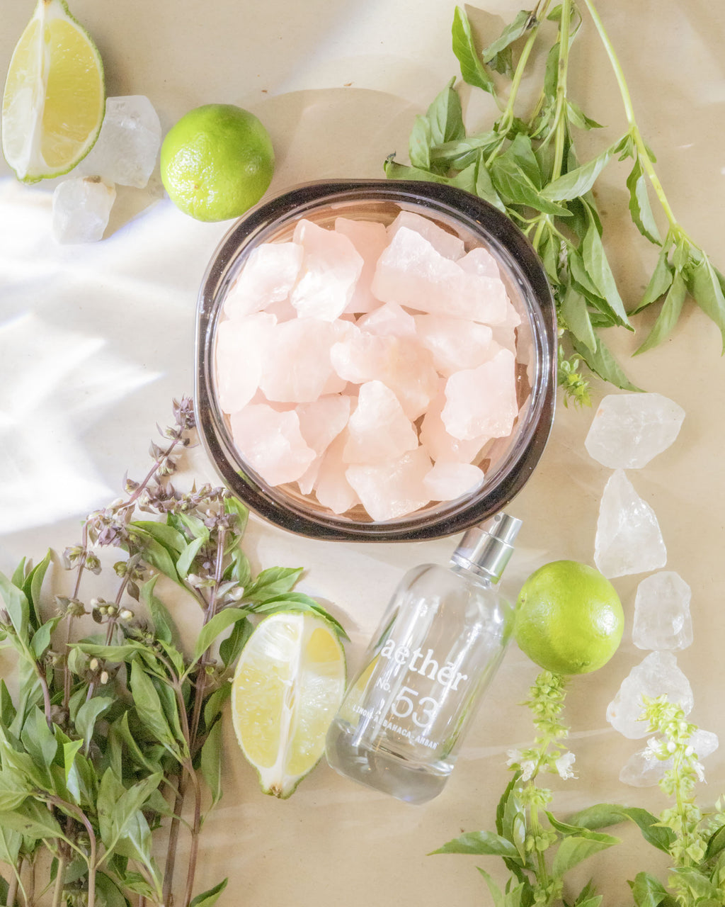 Difusor Cuarzo No.53 LIMON + ALBAHACA + AMBAR