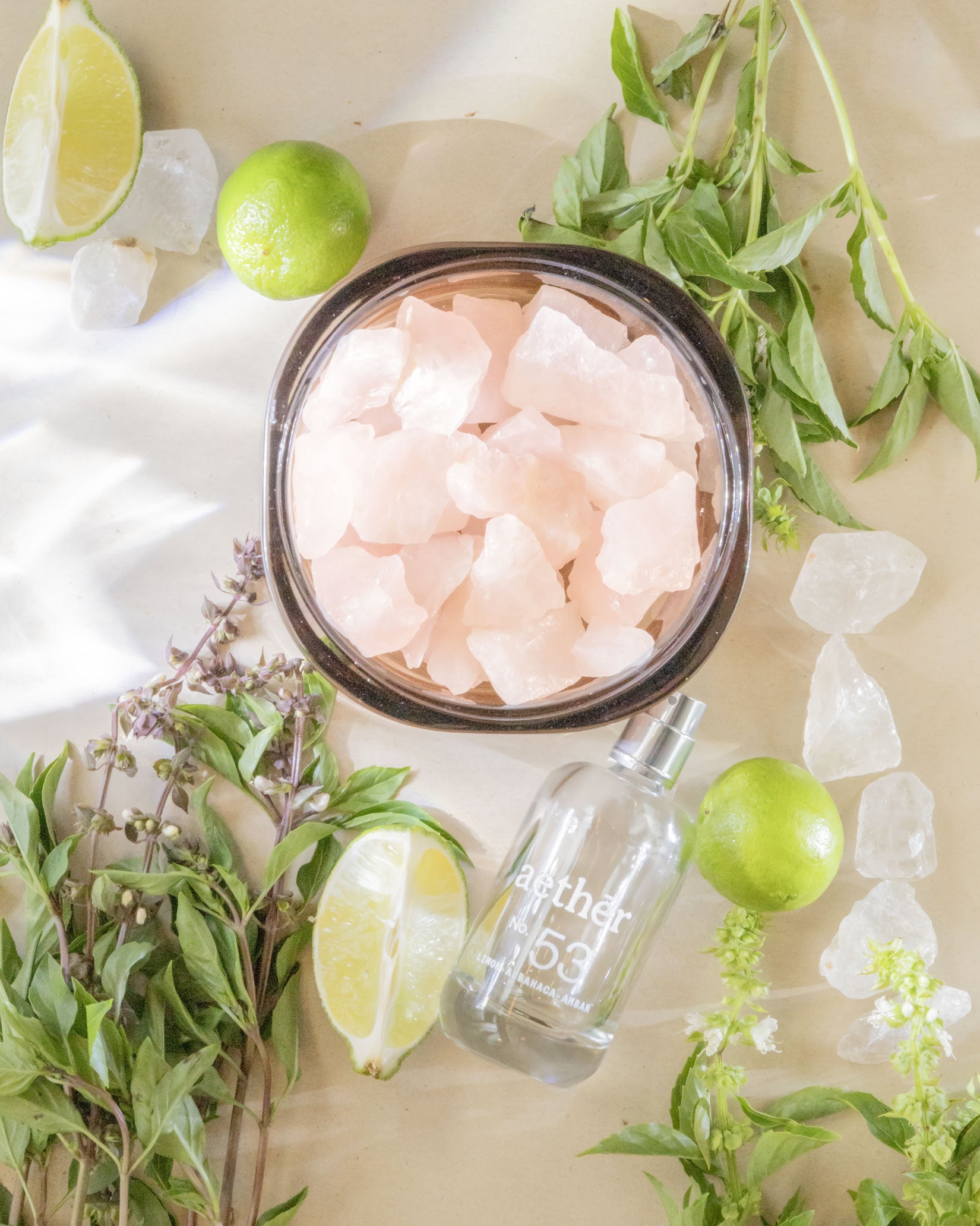 Difusor Cuarzo No.53 LIMON + ALBAHACA + AMBAR