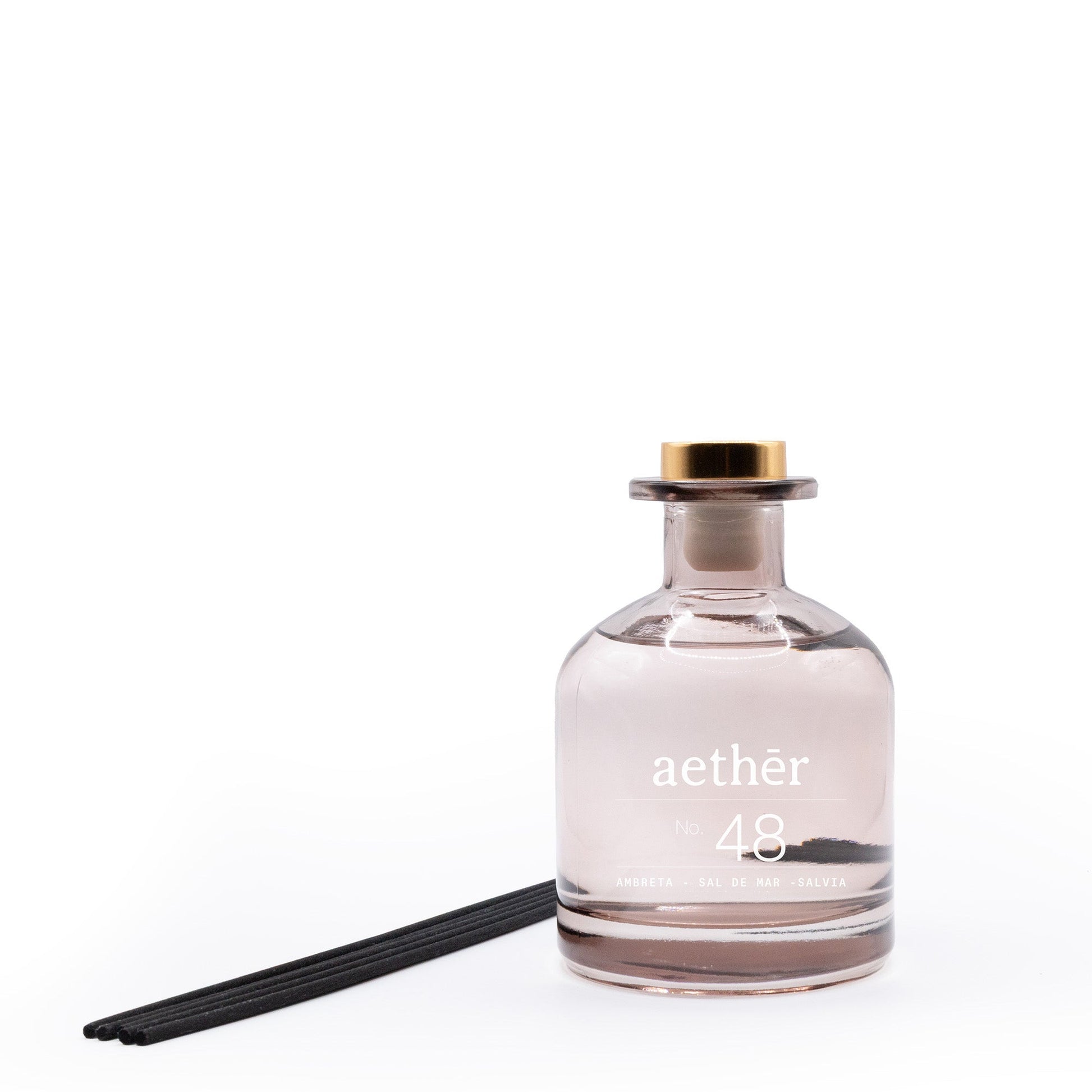Difusor Mikado No.48 AMBRETA + SAL DE MAR + SALVIA - Aether