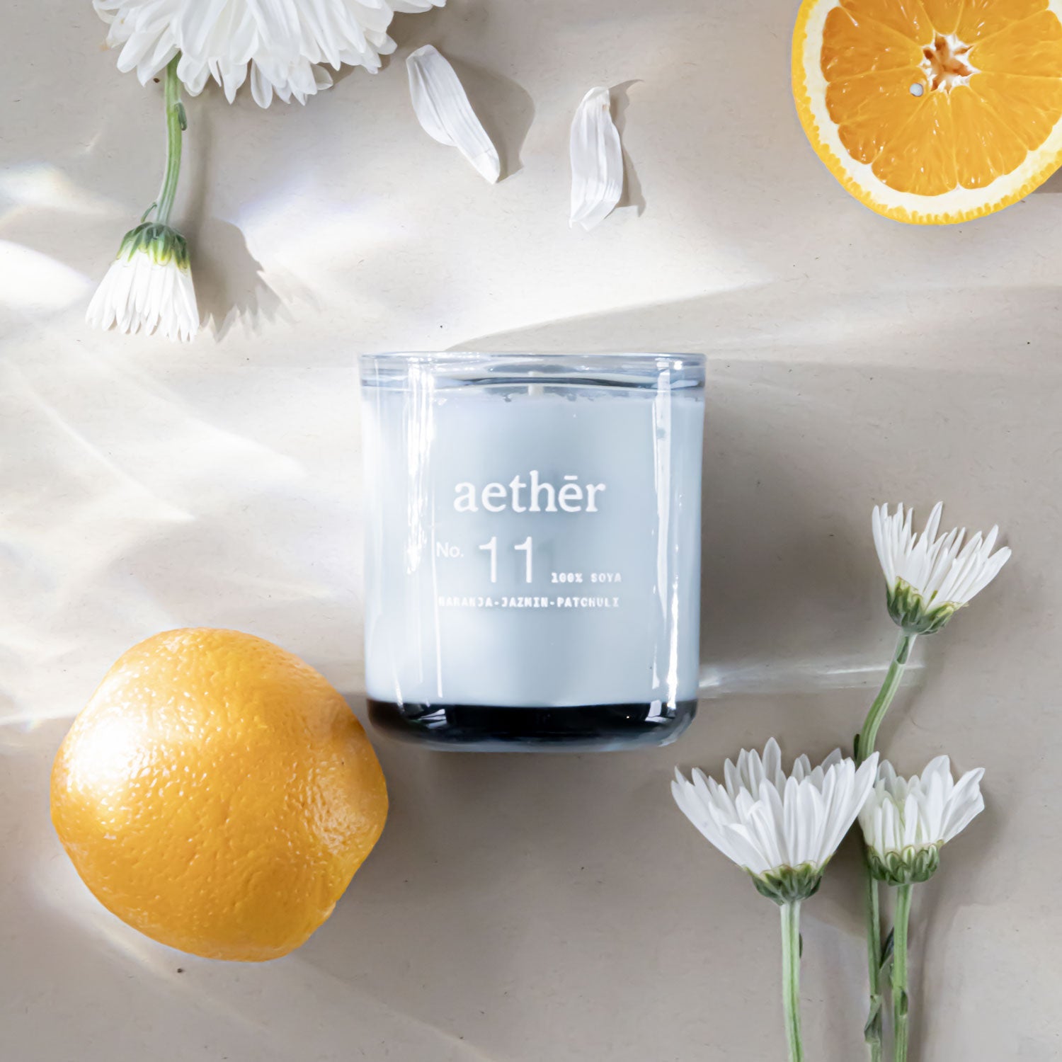 VELA No. 11 NARANJA + JAZMIN + PATCHOULI (250G) - Aether
