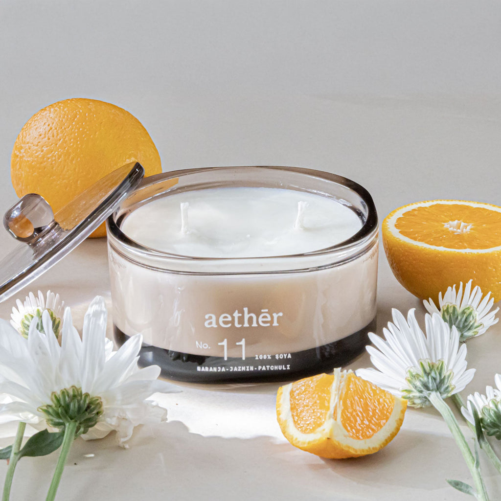 VELA No. 11 NARANJA + JAZMIN + PATCHOULI (370G) - Aether