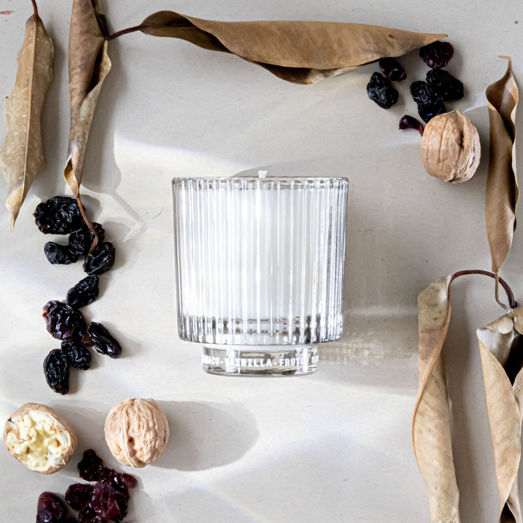 Vela No. 28 TABACO + VAINILLA + FRUTOS SECOS (180G) - Aether