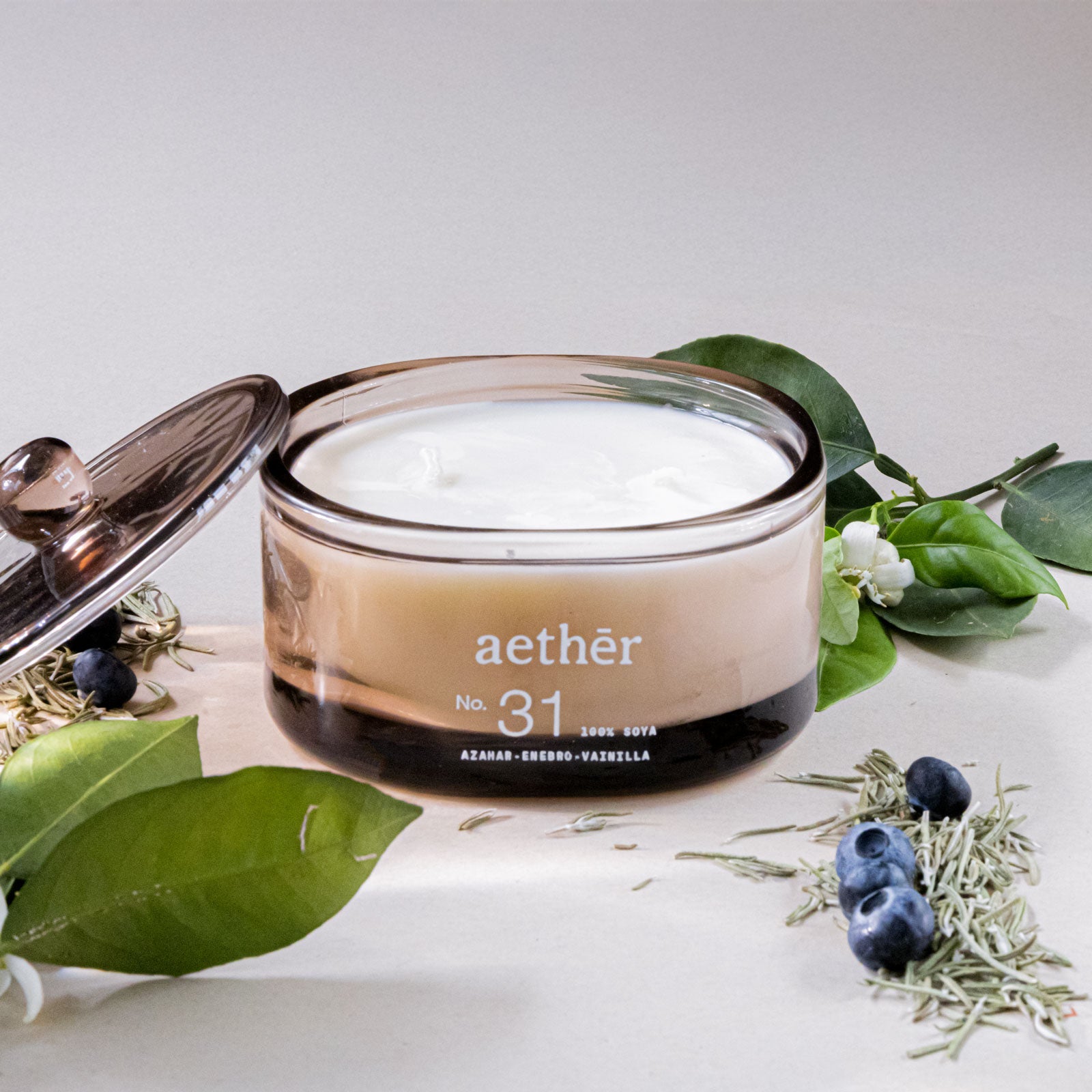 Vela No. 31 AZAHAR + ENEBRO + VAINILLA (370G) - Aether