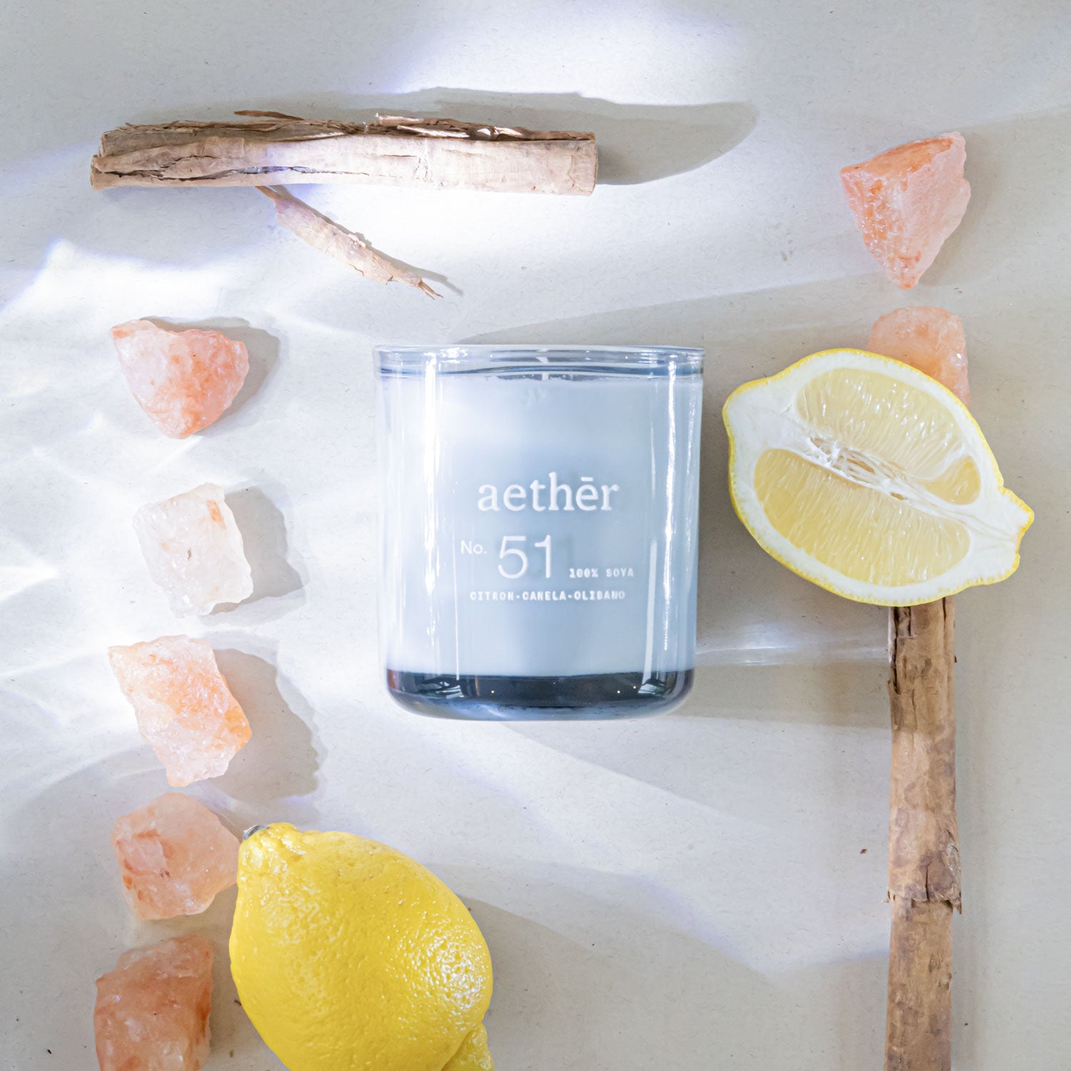 Vela No.51 CITRON + CANELA + OLIBANO (250G) - Aether